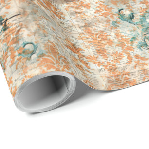 Papel De Regalo Elegante Toile de Halloween