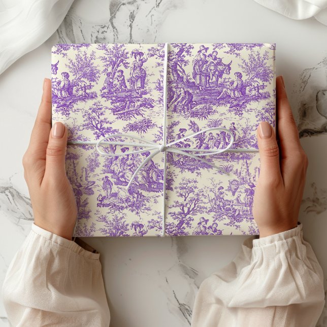 Papel De Regalo Elegante toile de jouy (Subido por el creador)