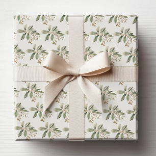 Papel de Regalo Elegante Verde