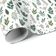 Elegante Verde Botánico y Bayas