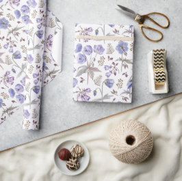 Papel De Regalo Elegante y elegante acuarela violeta