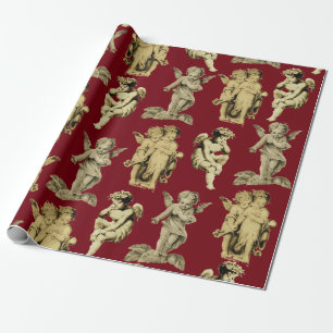 Papel De Regalo Elegante y elegante ángeles de Cherub