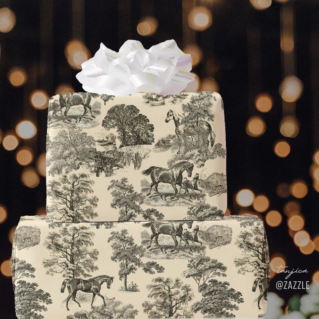 Papel De Regalo Elegante y elegante caballerizas de la época de lo (Subido por el creador)