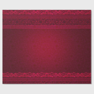 Papel De Regalo Elegante y elegante fondo rojo