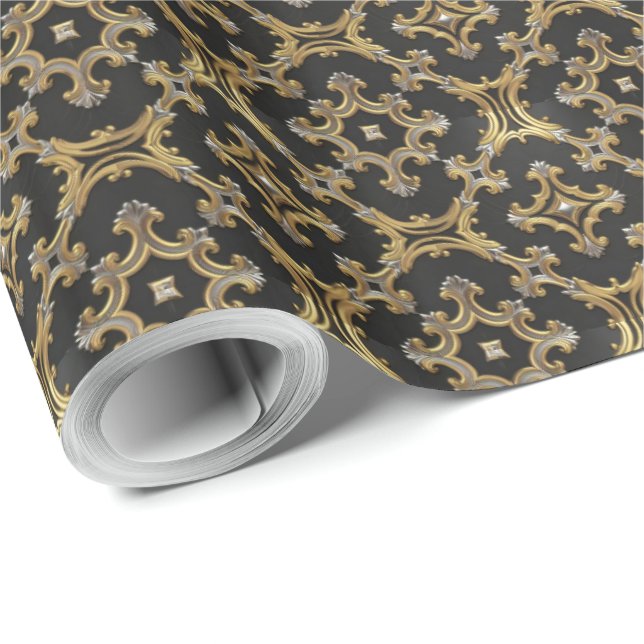 Papel De Regalo Elegante y lujoso aspecto (Esquina del rollo)