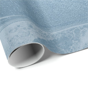 Papel De Regalo Elegante y moderno mármol azul fresco