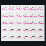 Papel De Regalo Elegante y profesional nombre moderno minimalista<br><div class="desc">Un diseño perfecto que funcionará en los negocios o en la vida privada. Un aspecto sencillo,  minimalista y perfecto. Solo por ti.</div>