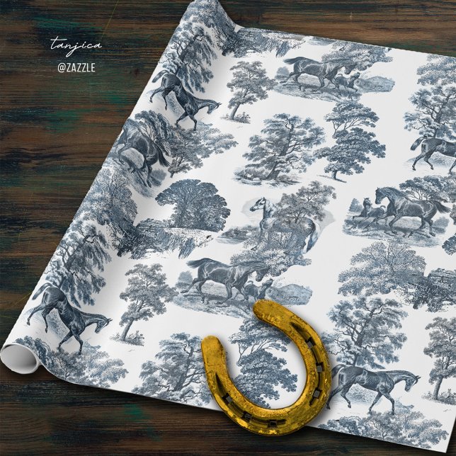 Papel De Regalo Elegante y rústico servicio campestre para caballo (Subido por el creador)
