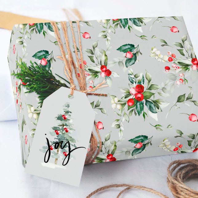 Papel De Regalo Elegantes Navidades de Berry Holiday (Subido por el creador)