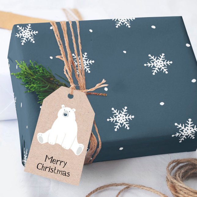 Papel De Regalo Elegantes Navidades de copos de nieve (Subido por el creador)