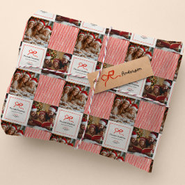 Papel De Regalo Elegantes Navidades de fotografía tradicionales de