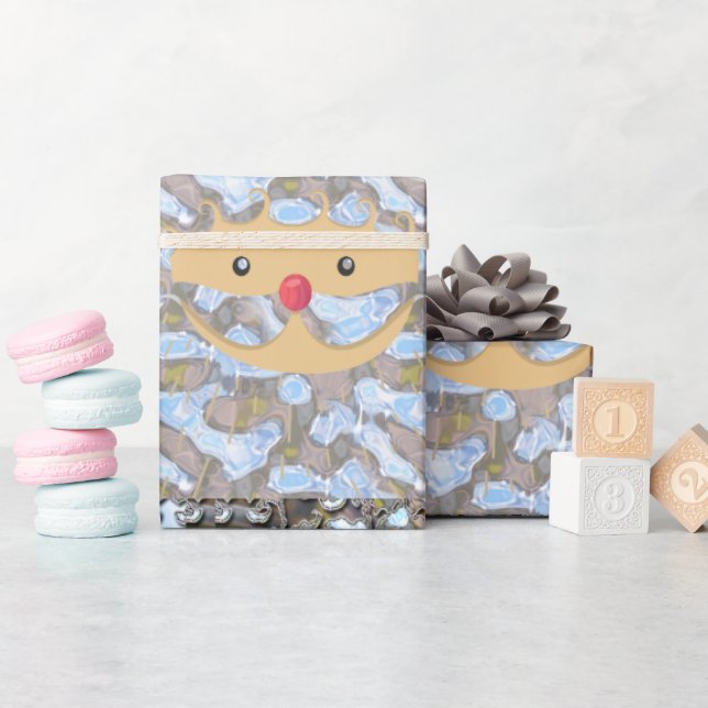 Papel De Regalo Elegantes Navidades de la Moda Rosa Santa (Baby Shower)