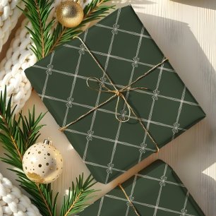 Papel De Regalo Elegantes Navidades de Moda Bow & Ribbon Pattern G