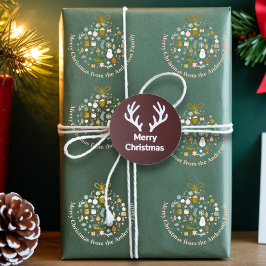 Papel De Regalo Elegantes Navidades Fiesta festividad festividad M