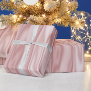 Papel De Regalo Elegantes Navidades Gráficos satinados rosados