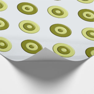 Papel De Regalo Elemento verde de los lunares