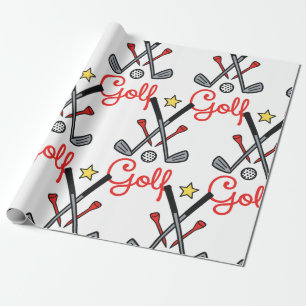 Papel De Regalo Elementos de golf