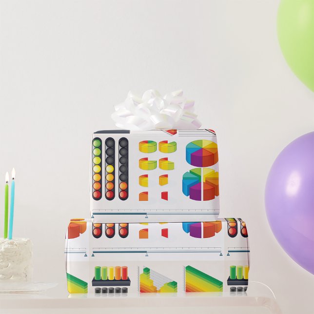 Papel De Regalo Elementos de infografía y visualización de datos (Subido por el creador)