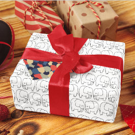 Papel De Regalo Elephant Personalizado