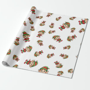 Papel De Regalo Elf Navidades festivos
