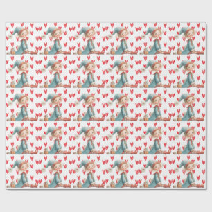 Papel De Regalo Elfo Encantado   Navidad Polo Norte