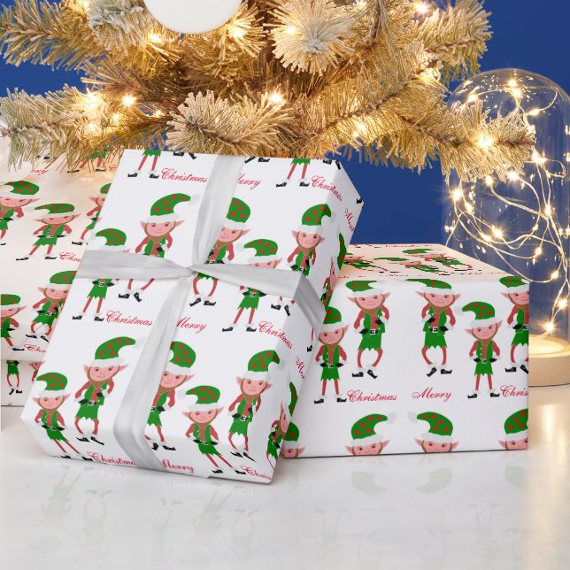 Papel De Regalo Elfos Navidad (Vacaciones)