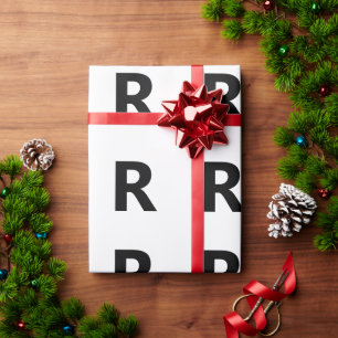 Papel De Regalo Elige cualquier letra Fuente: Open Sans Condense