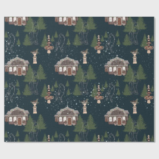 Papel De Regalo Elige un árbol de Navidad