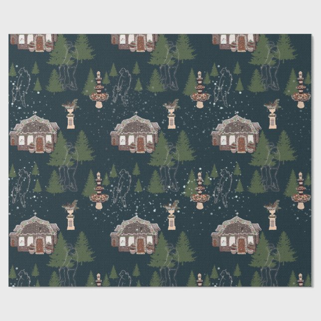 Papel De Regalo Elige un árbol de Navidad (Superficie plana)