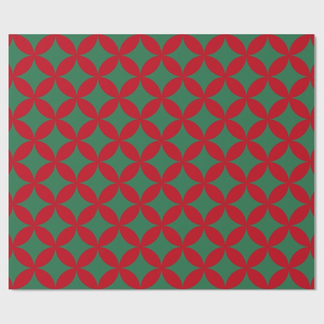 Papel De Regalo Elipses Elegantes Navidad y Ocasiones (Superficie plana)