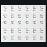 Papel De Regalo Ella dijo que sí fiesta de compromiso nombre fecha<br><div class="desc">Diseño</div>