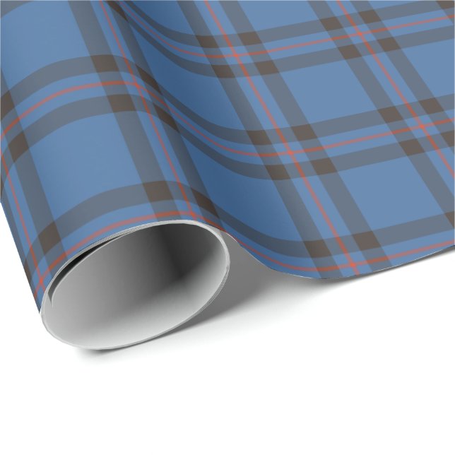 Papel De Regalo Elliot Clan Tartan (Esquina del rollo)