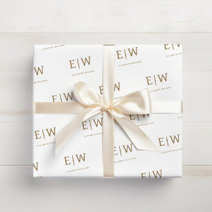 Papel De Regalo Embalaje de la empresa de marca blanca Gold