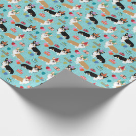 Papel De Regalo Embalaje de regalo de cumpleaños Corgi