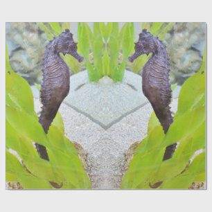 Papel De Regalo Embalaje de regalo para caballitos de mar