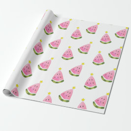 Papel De Regalo Embalaje del árbol de Navidad del navidad de la