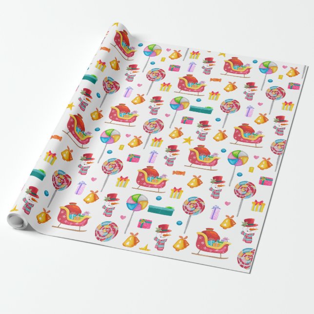 Papel De Regalo Embalaje para regalo de recién nacido de ducha par (Desenrollado)
