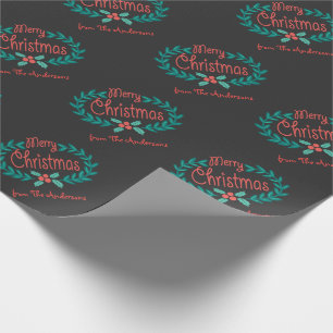 PAPEL DE REGALO EMBALAJE PERSONALIZADO PIZARRA DE LAS FELICES