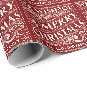 PAPEL DE REGALO EMBALAJE PERSONALIZADO PIZARRA DEL NAVIDAD DEL