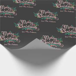 PAPEL DE REGALO EMBALAJE PERSONALIZADO RAMA DEL ACEBO DE LAS