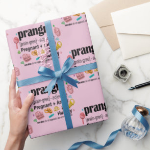 Papel De Regalo Embarazo + Enojo y Hambre = Enojado