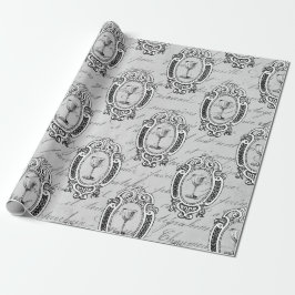 Papel De Regalo Emblema de vino francés antiguo