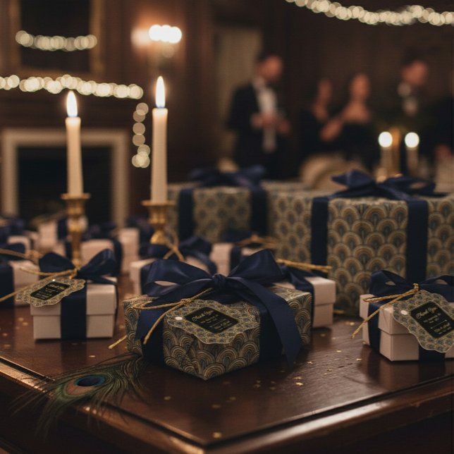 Papel De Regalo Embroidered Art Deco Pattern Wrapping Paper (Subido por el creador)