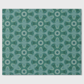Papel De Regalo Emerald Starburst Kaleidoscope