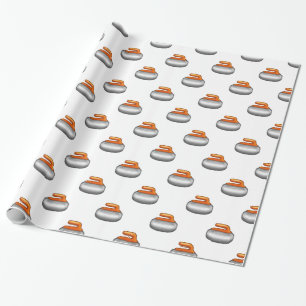 Papel De Regalo Emoji Curling Stone