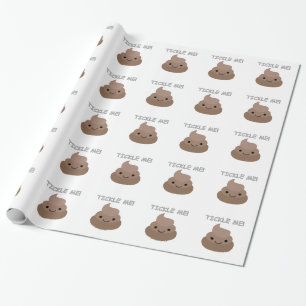 Papel De Regalo Emoji Cute Tickle Me Poop