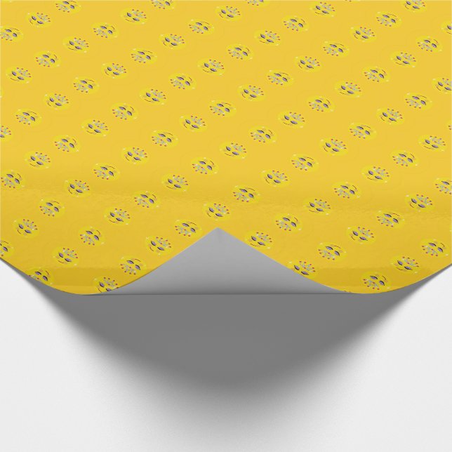 Papel De Regalo Emoticono de Princesa Brillante (Esquina)