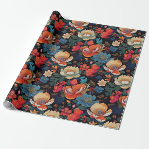Papel De Regalo Empaquetado japonés de tela de Kimono