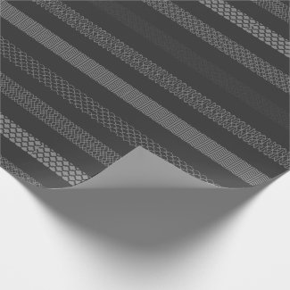 Papel de regalo en tonos grises, dibujo geométrico