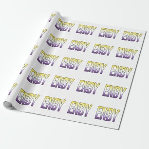 Papel De Regalo ENBY - No binario